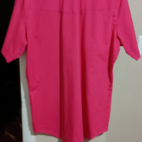 Sheplers Western Fit Mens Short Sleeve Pearl Snap Shirt Size 16.5 Pink - Picture 10 of 10